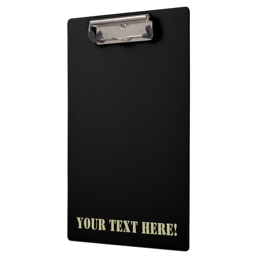 スターパーソナライズされたステンシルヴィンテージデジタル迷彩柄 クリップボード (左)