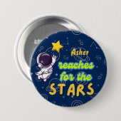 スターパーソナライズされたズに対するブルーリーチの肯定 缶バッジ (正面&裏面)