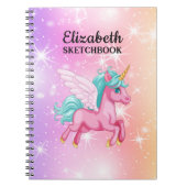 スターパーソナライズされたズスケッチブック ノートブック (正面)