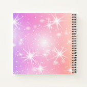 スターパーソナライズされたズスケッチブック ノートブック (裏面)