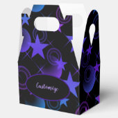 スターパーソナライズされたズ'n物パターン切り妻 フェイバーボックス (オープン)