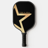 スターパーソナライズされたパワー ピックルボールラケット (正面)