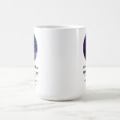 スターパーソナライズされたマップマグカップ:私たちが会った夜 コーヒーマグカップ (中央)