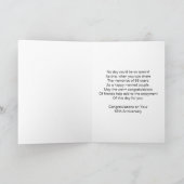 スターパーソナライズされた65th結婚の記念日 カード (内部)