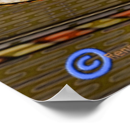 スタービームサイエンスフィクションファンタジーアート ポスター (角)