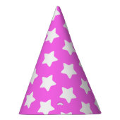 スターピパターン（の模様が）あるンクパーティー帽子 パーティーハット (右)