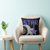 スターピロー抽象芸術ホームトレンドラベンダーバイオレット クッション (椅子)