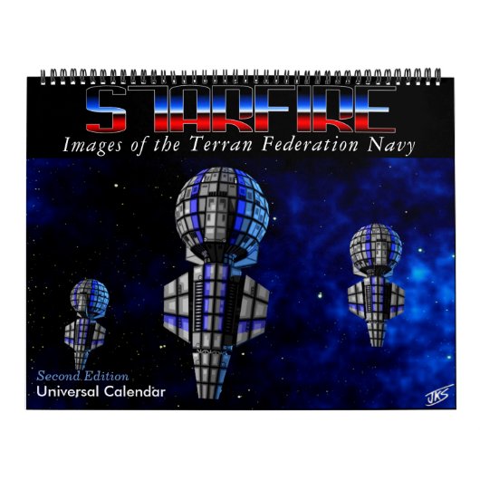 スターファイアカレンダー: Terran Federation Navy, 2nd Ed カレンダー (カバー)