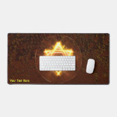 スターファイアフラクタルマーゲンDavid デスクマット (キーボード&マウス)