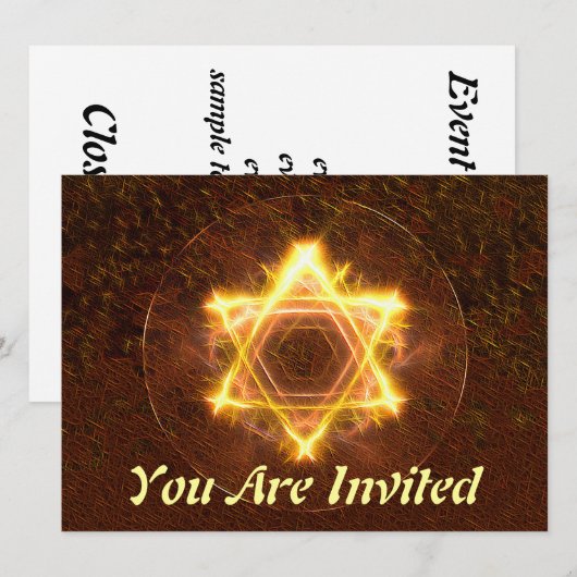 スターファイア 招待状 (正面/裏面)