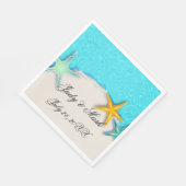 スターフィッかわいらしグサマービーチ紙ナプキンス スタンダードランチョンナプキン (角)