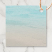 スターフィッエレガントクビーチ結婚式箔 フェイバータグ (裏面)