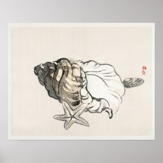 スターフィッシュとコンチビー光野楳嶺（1844年～1895年） ポスター (正面)