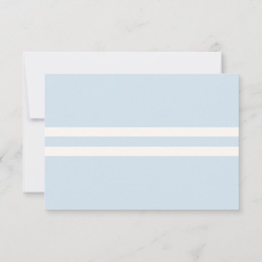 スターフィッシュとシーシェルの上のビーチウェディオンRSVP 出欠カード (裏面)