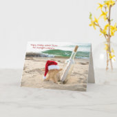 スターフィッシュとビジネスからのボトルのメッセージ カード (黄色い花)