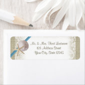 スターフィッシュと砂ドルのレースブルー ラベル (インサイチュ)