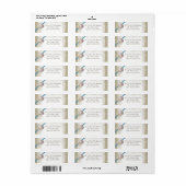 スターフィッシュと砂ドルのレースブルー ラベル (フルシート)