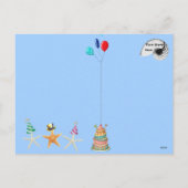 スターフィッシュのビーチはがき シーズンポストカード (裏面)