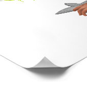 スターフィッシュのポスター付きブルネットの人魚 ポスター (角)