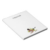 スターフィッシュのメモ帳とブルネットの人魚 ノートパッド (アングル)