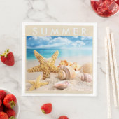 スターフィッシュアンドシーシェル紙ナプキンス (インサイチュ)