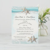 スターフィッシュアンドレースビーチ海ブルー結婚ズ 招待状 (スタンド正面)