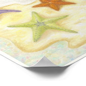 スターフィッシュアートプリント8x10 ポスター (角)