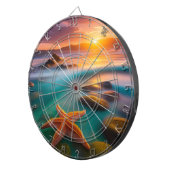 スターフィッシュオンビーチアットサンライズ ダーツボード (正面右)