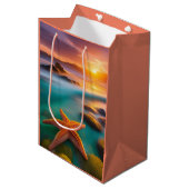 スターフィッシュオンビーチアットドーン ミディアムペーパーバッグ (正面アングル)