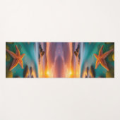 スターフィッシュオンビーチアットドーン ヨガマット (正面(横))