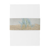 スターフィッシュオンビーチサンド招待状用帯 招待状ベリーバンド (裏面例)