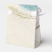 スターフィッシュオンビーチティール（緑がかった色）シーウォータートロピカル フェイバーボックス (裏面サイド)