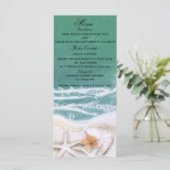 スターフィッシュオンビーチティール(緑がかった色)シーウォーターメニュー メニュー (スタンド正面)