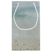 スターフィッシュオンビーチ結婚式 スモールペーパーバッグ (裏面)