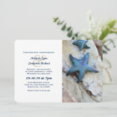 スターフィッシュオンロックスシーショアビーチ結婚式 招待状 (スタンド正面)