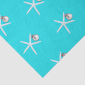 スターフィッシュオーナメントアクアビーチクリスマスパターン（の模様が）ある 薄葉紙 (詳細)