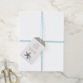 スターフィッシュカップルありがとう結婚式の引き出物 ギフトタグ (より糸付き)