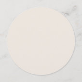 スターフィッシュカップル結婚ラウンドのメニューテンプレート メニュー (裏面)