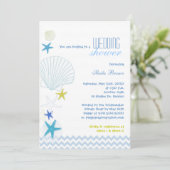 スターフィッシュガーデンシェブロンブライダルシャワー 招待状 (スタンド正面)