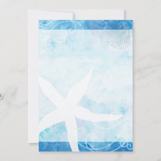 スターフィッシュガーデンブルービーチ結婚式保存日 セーブザデート (裏面)