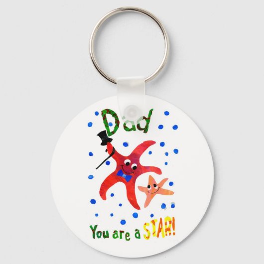 スターフィッシュキーチェーン キーホルダー (正面)