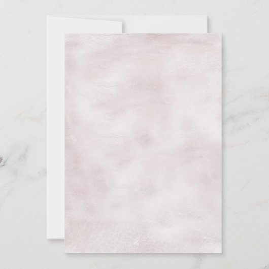 スターフィッシュクランベリービーチ結婚式招待状 招待状 (裏面)