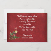 スターフィッシュクリスマスパーティー招待状 招待状 (裏面)