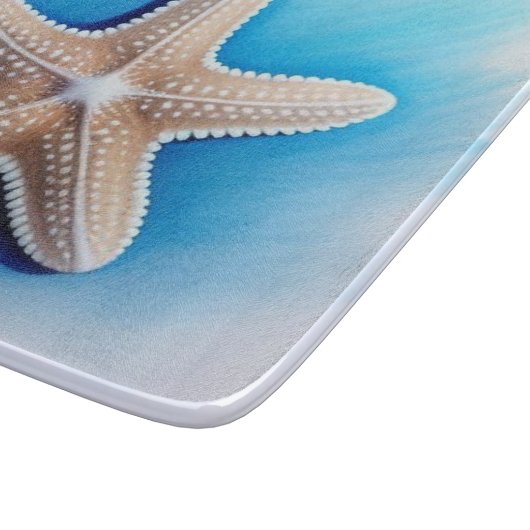 スターフィッシュクレヨンスケッチ カッティングボード (角)