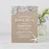 スターフィッシュサマービーチ結婚式ブライダルシャワー 招待状 (スタンド正面)