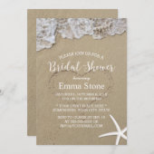 スターフィッシュサマービーチ結婚式ブライダルシャワー 招待状 (正面/裏面)