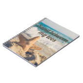 スターフィッシュサンディビーチ海砂つま先の間 ノートブック (左側)