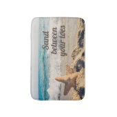 スターフィッシュサンディビーチ海砂つま先の間 バスマット (正面縦)