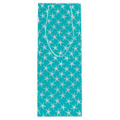 スターフィッシュサンドドルすべての行事アクア ワインギフトバッグ (裏面)