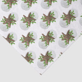 スターフィッシュサンドドルトロピカルクリスマスパターン 薄葉紙 (詳細)